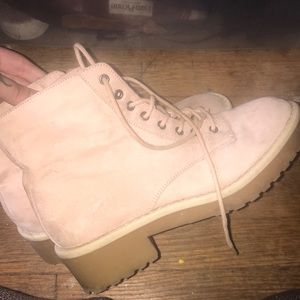 Light pink boots